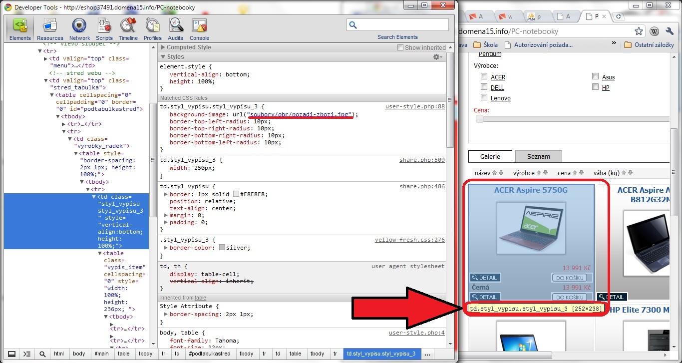 Styl-prvku Styl-prvku