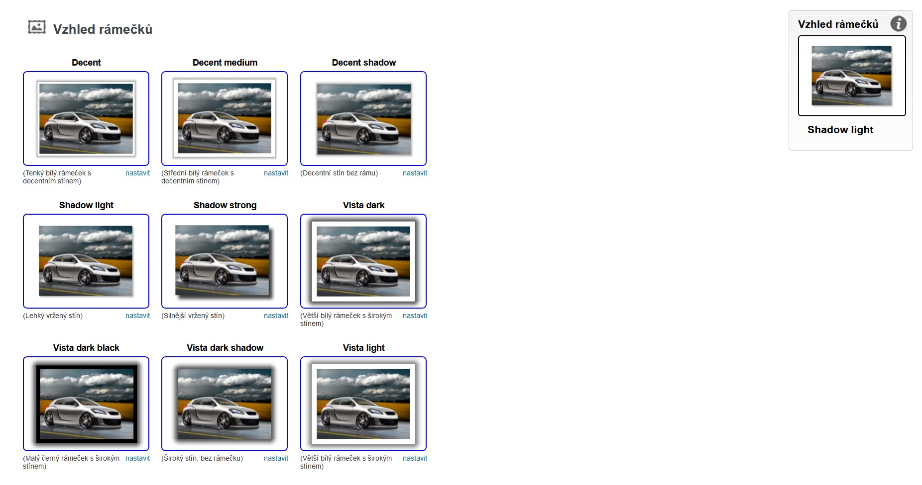 12-4 Vzhled - rámečky