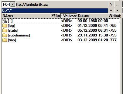 Total Commander - výspis složek Total Commander - výspis složek